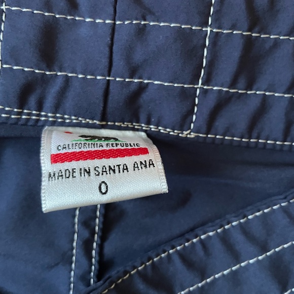 Birdwell Beach Shorts Womens Size 0 Blue Britches Boardshort Stretch - Picture 3 of 7